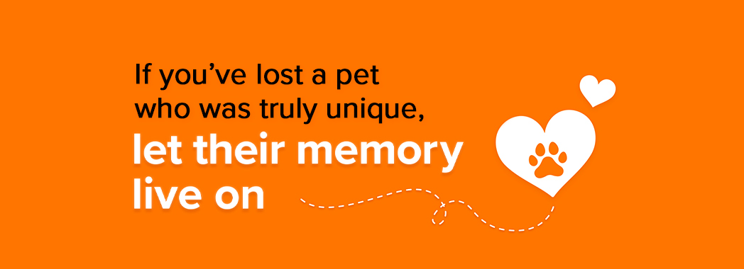 If you've lost a pet who was truly unique, let their memory live on